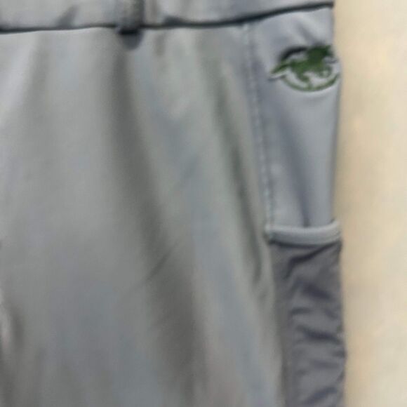 Riding Breeches Pants Women's Size Small Gray Grip Seat Pockets Equestrian Nylon - Picture 2 of 8